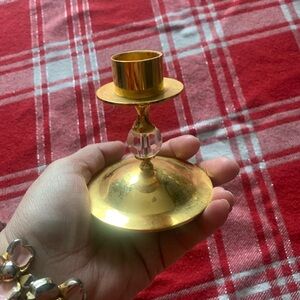 Elegant Gold Candle Holder Lovsjö